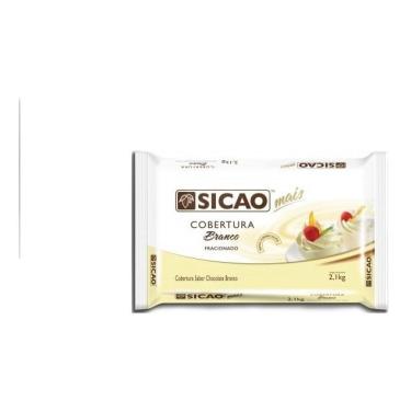 Imagem de Cobertura Chocolate Branco Barra Sicao Mais 2,1kg