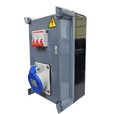 Imagem de Quadro Sobrepor C/ Disj. Bipolar SD C32A + 1 Tomada Ind. N3246 IP-40 Cód. S310105 – Steck