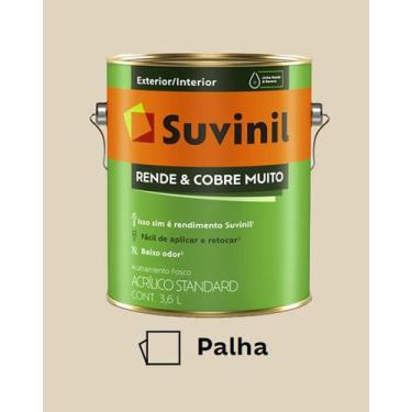 Imagem de Tinta rende Muito Suvinil 3,6 Litros Palha - 000191