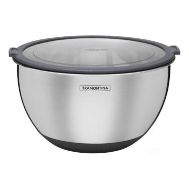 Imagem de Bowl Com Tampa Tramontina Em Aço Inox 3l Hermético
