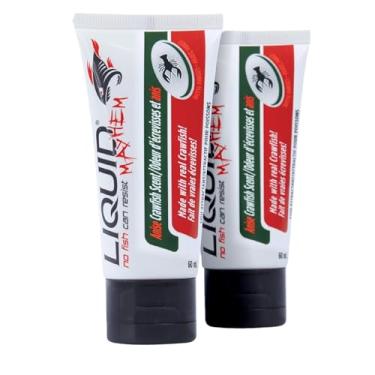 Imagem de Liquid Mayhem Tubo de gel atrativo de peixe lagosta anis 60 ml (60 g) [pacote com 2] – Isca real, aminoácidos aprimorada por UV, para todos os tipos de iscas