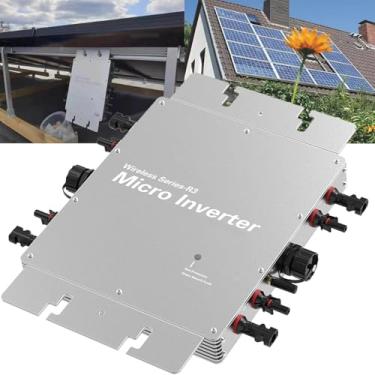 Imagem de Wvc Solar Grid Tie Inverter Micro Inversor Grid Tie Inversor Pv Portátil 120 / 230v Identificação Automática Para Uso Do Sistema Solar