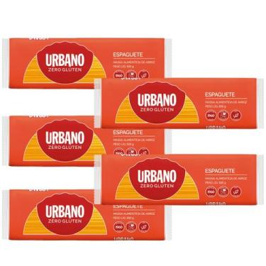 Imagem de Kit 5 Massa de Arroz Urbano Espaguete 500g