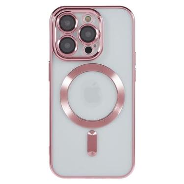 Imagem de Capa para o iPhone 14 Pro Max com Proteção na Lente e Compatível com Magsafe - Design Slim e Acabamento Premium Cor: Rosé