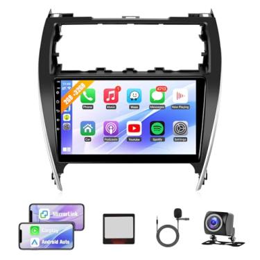 Imagem de Naifay Rádio de carro Android para (versão J.B.L) Toyota Camry 2012 2013 2014, 2+32G tela sensível ao toque de 9 polegadas para Toyota Camry Head Unit com Carplay Android Auto Bluetooth FM GPS WiFi