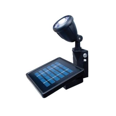 Imagem de Maxsa 40334 Luz de LED Dusk to Dawn alimentado por energia solar com foco de montagem e direção, preta