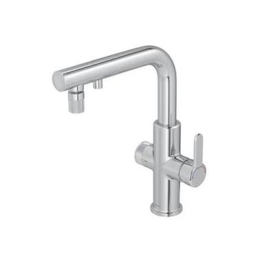 Imagem de Misturador Monocomando de Mesa com Filtro para Cozinha Cromado - deca