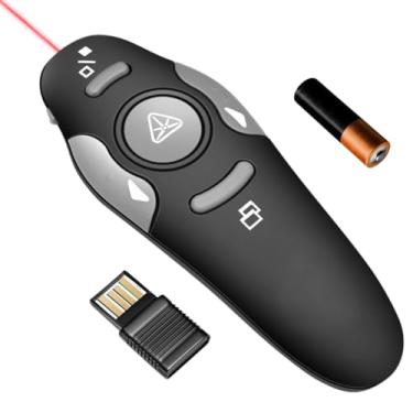 Imagem de Controle Apresentador Slides Laser PowerPoint Apresentações Palestras Caneta - Homologado Pela ANATEL - Produto Premium