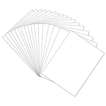 Imagem de MulianBox Cartolina branca 10 x 15 cm, pacote com 50 49,9 kg/300 GSM cartões de índice em branco pesado para cartões postais, convites de casamento, cartões de agradecimento