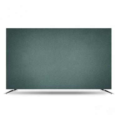 Imagem de Capa de TV Capas de proteção solar para TV LCD/LED para pendurar na parede/desktop/curva, protetores de tela de TV simples, cor sólida, respirável, capa protetora de tela de TV-Verde||55-65 polegadas