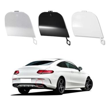 Imagem de CZShiYue Tampa do gancho de reboque do para-choque traseiro do carro para Mercedes-Benz C-Class A205 Convertible C205 Coupe AMG Line Fit C180 C200 C250 C260 C280 C300 C350 C53 2015-2020 A2058851624
