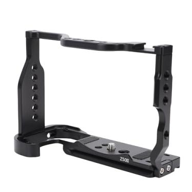 Imagem de VBESTLIFE Camera Cage para Z50II Mirrorless Camera, Alumínio Video Vlogging Rig Com Sapato Frio, 1/4in & 3/8in Rosca, Placa de Liberação Rápida para tripé