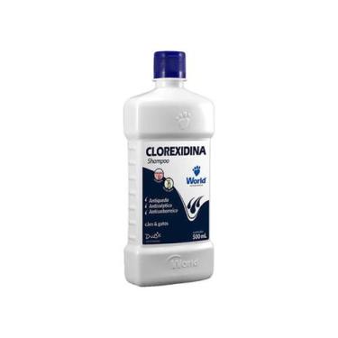 Imagem de Clorexidina Shampoo Dugs Cães & Gatos - 500 ml - WORLD