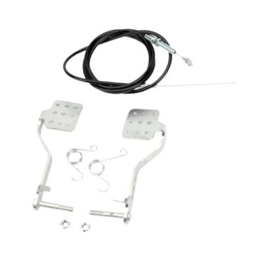 Imagem de Generic Pedais de kart Cabo de acelerador utilitário resistente com mola de retorno para rádio Flyers Kart Cart Race Drift Trike Road, com Cabo