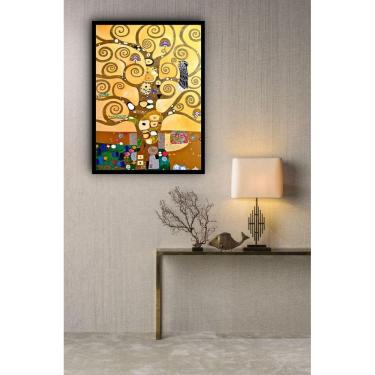 Imagem de Quadro Decorativo Gustav Klimt Árvore Da Vida - 70X50Cm