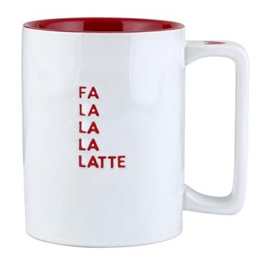 Imagem de Santa Barbara Design Studio Caneca de Natal de cerâmica orgânica para café, 473 ml, Falala Latte