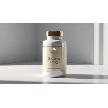 Imagem de Suplemento Alimentar Biotina 10mg  60 Cápsulas - Flor & Erva