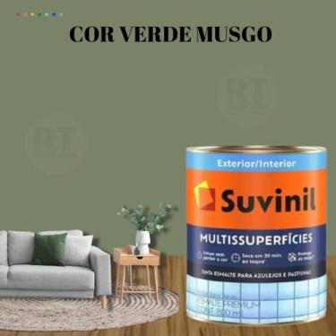 Imagem de Tinta Epóxi Suvinil Multissuperfícies Antimofo Base Água Cor Verde Lav