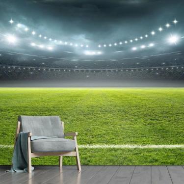 Imagem de Papel de Parede Futebol Campo Esporte Saúde Sala Adesivo - 322pcm - Al
