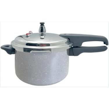 Imagem de Panela de Pressão Revestida em Cerâmica 4,2L – Cozimento Saudável e Fácil Limpeza - Antiaderente, Econômica e Resistente - Cozinha Prática e Moderna - Útil Bazar