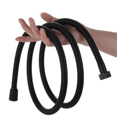 Imagem de Engate Flexível P/ Ducha Higiênica 1.50cm Preto Fosco Black - Renmax M