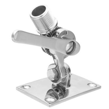 Imagem de Suporte Escamoteável Inox Base Para Antena - Nautiparts