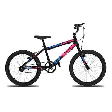 Imagem de Bicicleta Aro 20 Infantil Menina Rosa Freio V-Brake Garfo Rigido Lazer,Preto Rosa