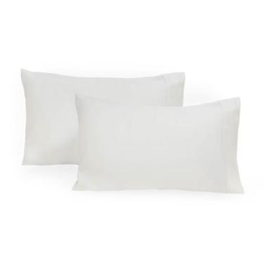 Imagem de Fronhas Organic Cotton Mart White King Size, pacote com 2