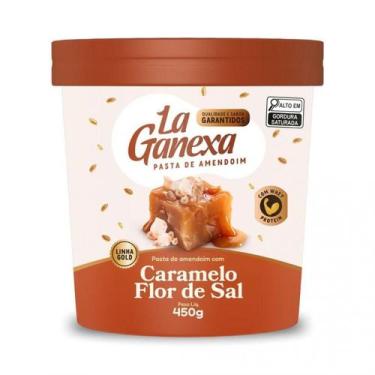 Imagem de Pasta Amendoim Integral Gourmet 450G Sabor: Caramelo E Flor - La Ganex