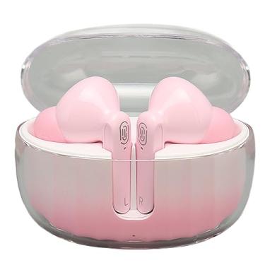 Imagem de Zhjvihx Fones de Ouvido Sem Fio Com Tradutor, 144 Idiomas Online 3 Funções de Tradução 5.3 Fones de Ouvido Com Tradutor de Idiomas Redução de Ruído Inteligente (Branco rosa)