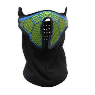 Imagem de Windy City Novelties Máscara Facial Com Iluminação Led E Som Ativado - Festival Edm Burning Man
