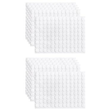 Imagem de predolo Almofadas espaçadoras para móveis, peça de reposição antiderrapante, protetor EVA de 0,5 polegada de diâmetro para pisos de madeira e portas, 10 Folhas