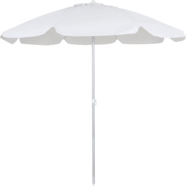 Imagem de Bel - Guarda-sol em Bagum e Haste de Alumínio 1,80m Branco