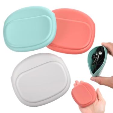Imagem de YBEATY 6 peças organizador de fones de ouvido de silicone, estojo de armazenamento de cabo de dados, mini bolsa colorida macia para chave, suporte de batom, gerenciamento de batom, acessórios de fone