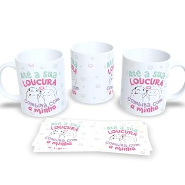 Imagem de Caneca de Porcelana com Estampa Amigas – Amizade Verdadeira (Até sua loucura combina com a minha)