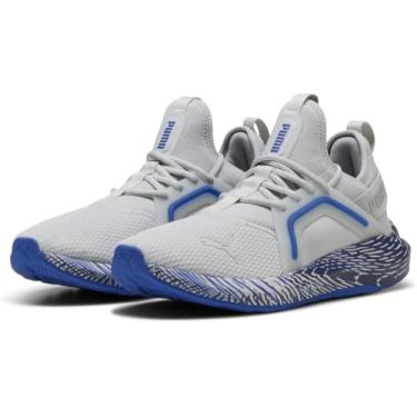 Imagem de PUMA Unisexo Softride Enzo 5 Biotic Wrap Ténis de corrida de estrada, Cool Light Gray Vivid Blue Puma Azul-marinho, 39 BR
