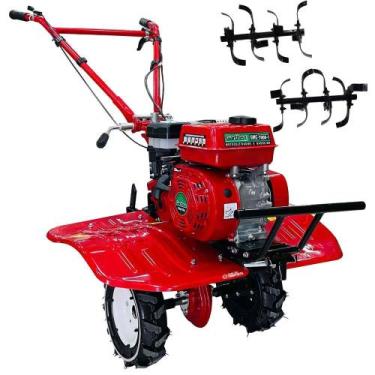 Imagem de Motocultivador Tratorito À Gasolina 7hp 4t Gmc 7000-1 Garthen, VERMELH