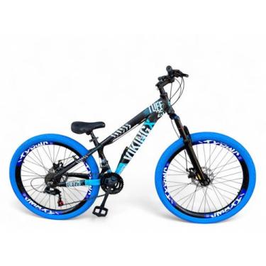 Imagem de Bicicleta Aro 26 Vikingx Tuff Freeride 21v Câmbios Shimano Freio Hidrá