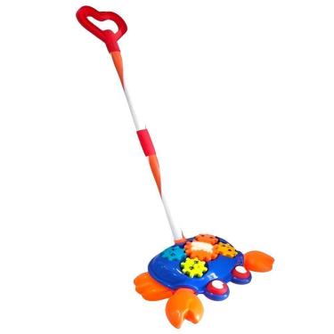 Imagem de Brinquedo Caranguejo de Empurrar Azul C/ Som 4094 -Pica Pau