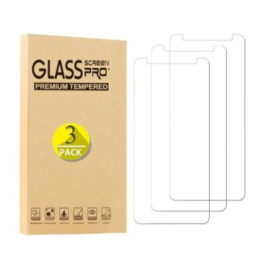 Imagem de Tznzxm [Pacote com 3] Película protetora de tela de vidro temperado Artia SP555D, rigidez 9H transparente [antiarranhões] [sem bolhas] [anti-impressões digitais] Filme para ANS Artia SP555D