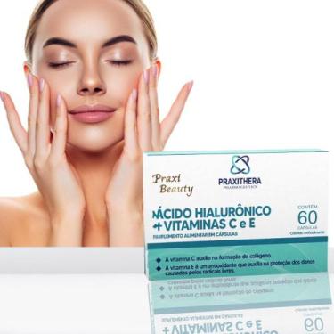 Imagem de Ácido Hialurônico+vitaminas anti-idade 60 cápsulas 500mg sem sabor - P
