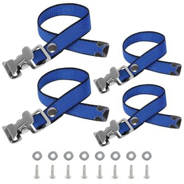 Imagem de Conjunto de 4 faixas para pés de drywall, kit de tiras de fixação de perna ajustável de alta resistência para melhoria da casa, pintura de parede alta, construção de teto