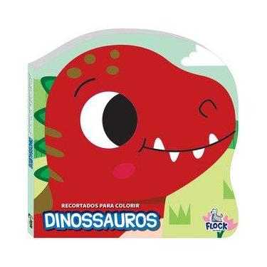Imagem de Recortados para colorir: dinossauros - Flock Editora