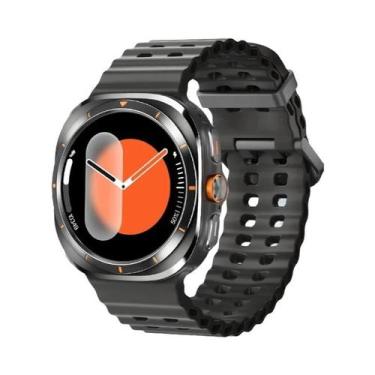 Imagem de Relógio Inteligente Masculino 2025 Novo Com Tela AMOLED HD De 7 Polega