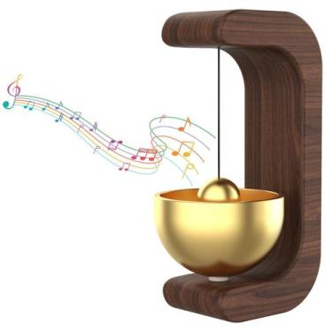 Imagem de Porta magnética Shopkeepers Bell Brass Chime Brown SMLRO