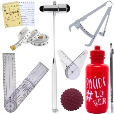 Imagem de Kit Itens Fisioterapia Goniometro Martelo Buck - Love Saude, ITENS FIS