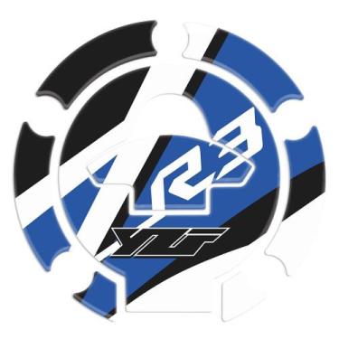 Imagem de Adesivo Protetor Tank Pad YZF R3 2016 a 2020 - Bocal Resinado - Cromo 