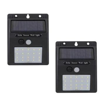 Imagem de Arandela Recarregável Luz Solar E Sensor De Movimento Luatek