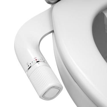 Imagem de ifgswopq Bidê de fixação de vaso sanitário não elétrico, pressão de água ajustável (D conforme mostrado)