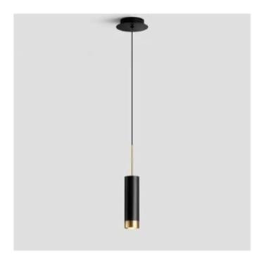 Imagem de Lâmpadas suspensas simples modernas - Lustre pendente de metal de ferro com LED ajustável em três cores - Luz de ilha compatível com sala de estar, quarto, cabeceira, sala de jantar - luminária de